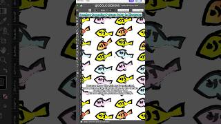 Fishes #illustrator #illustration #pattern #drawing #easy #tutorial #shorts #vector #seamless