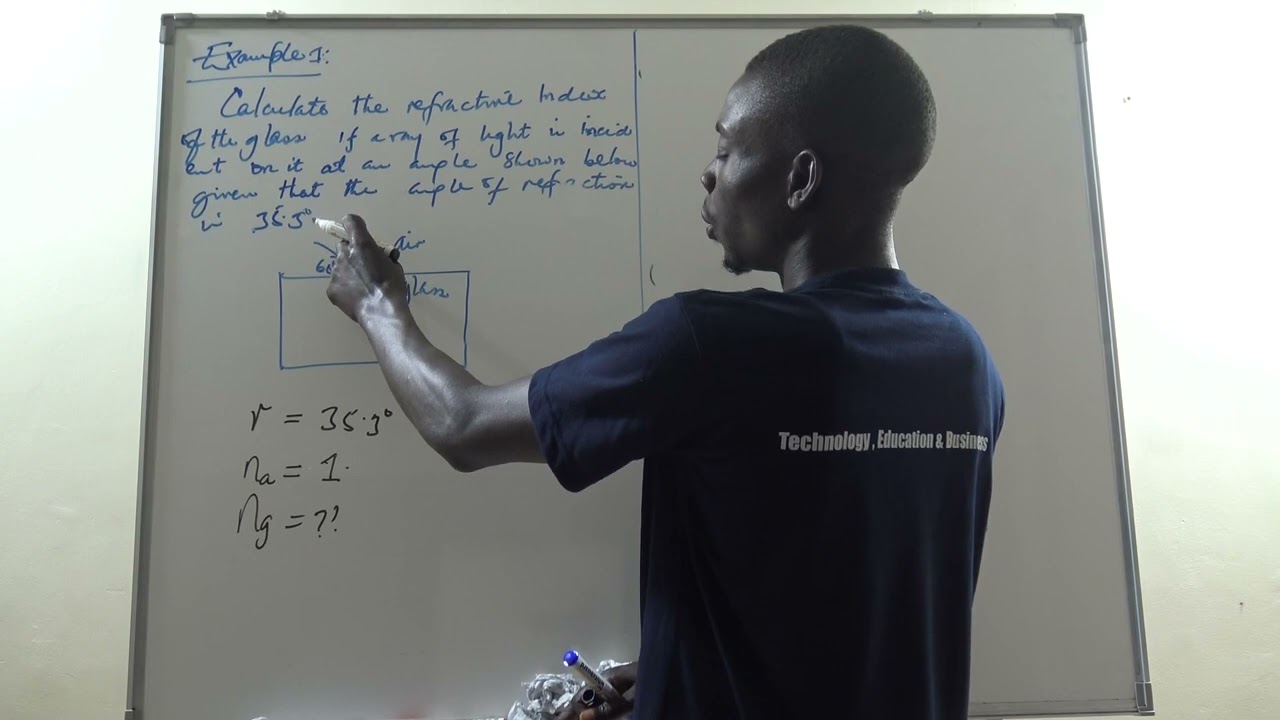 ⁣CALCULATIONS INVOLVING SNELL'S LAW 1~1