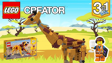 🔥LEGO Creator Giraffe SET 31112 Alternate🔥 Speed Build 3D
