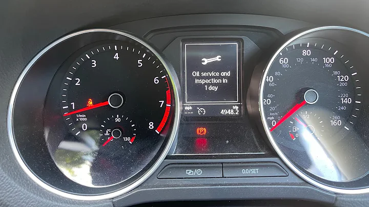 VW Polo Oil Service and Inspection Reset 2016 6R Spanner Warning Messages