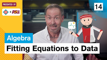 Fitting Equations to Data: Study Hall Algebra #14: ASU + Crash Course