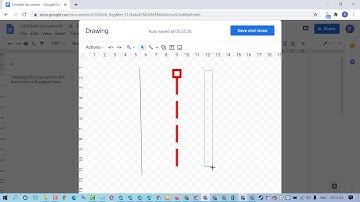 how to insert vertical line in google docs