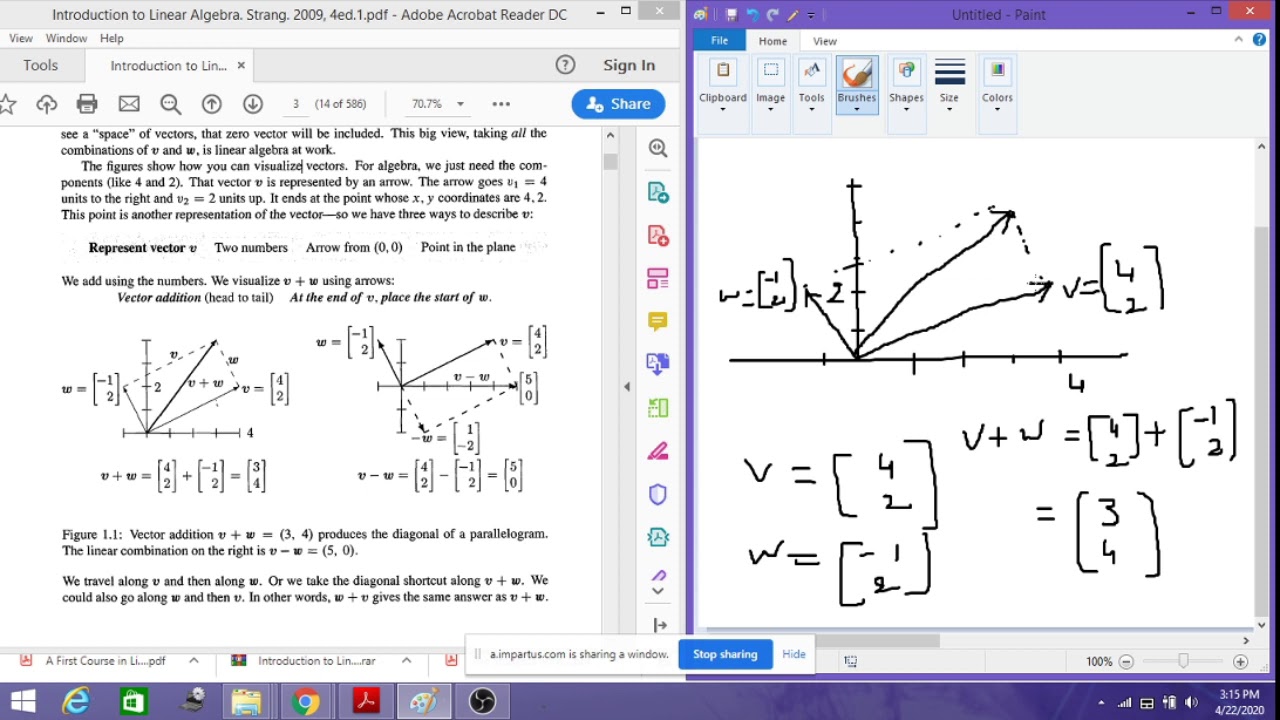 Module 4 - 02 Introduction to Vectors - YouTube