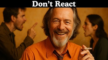 How to Stop Getting Angry at People – Alan Watts on Inner Detachment