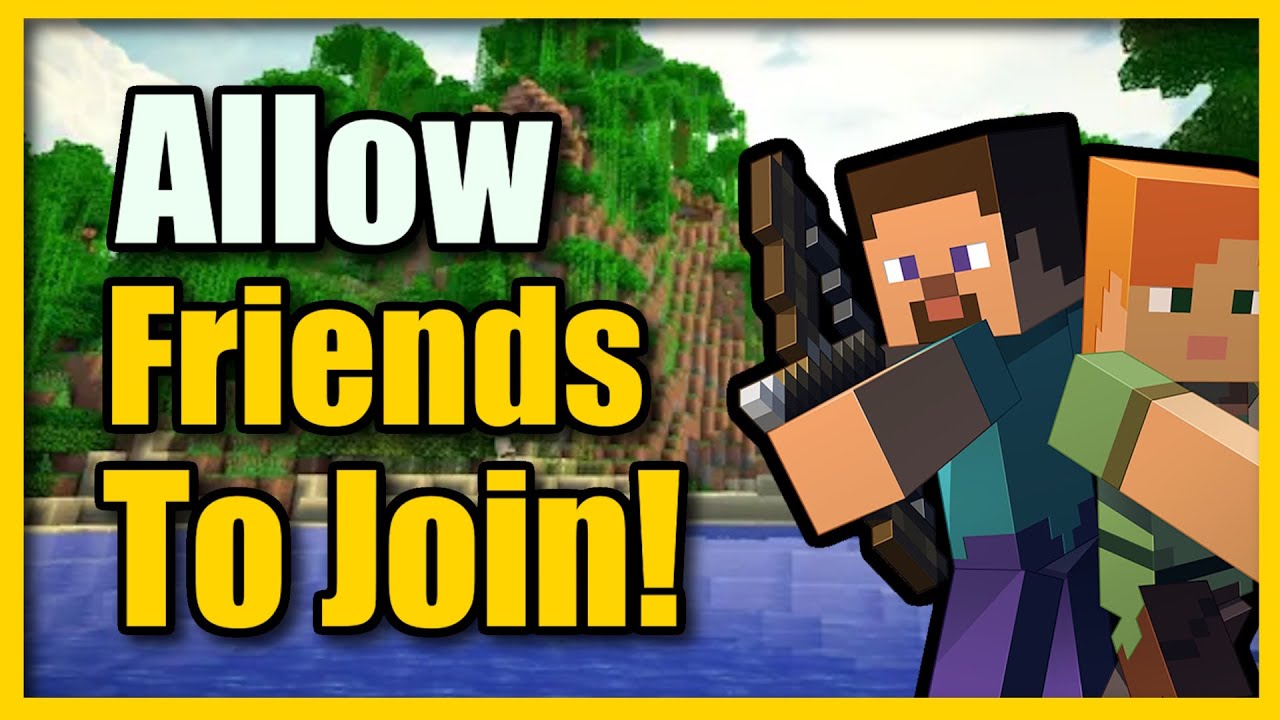 How To Allow Friends To Join Minecraft World (Turn On Multiplayer ...