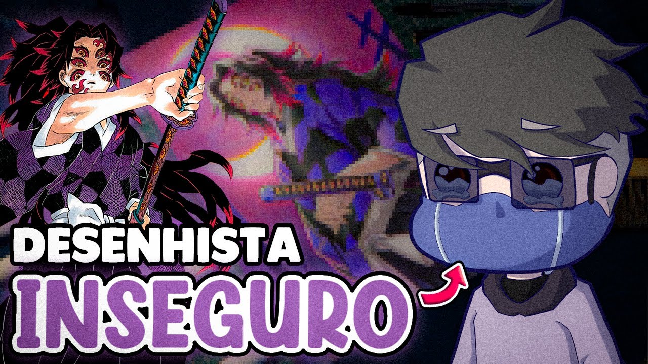INSEGURANÇA na hora de DESENHAR?! | Drawing Kokushibo (Kimetsu No Yaiba)