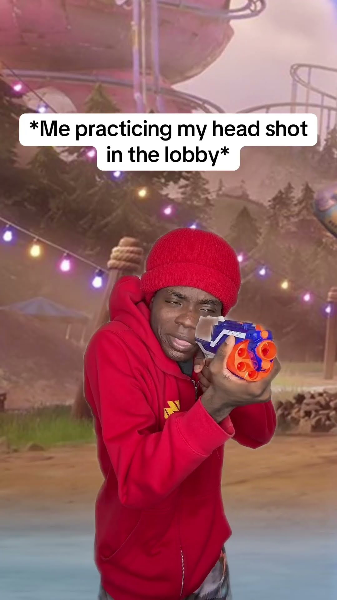 When you practice in lobby ?