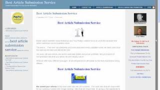 Best Article Submission Service