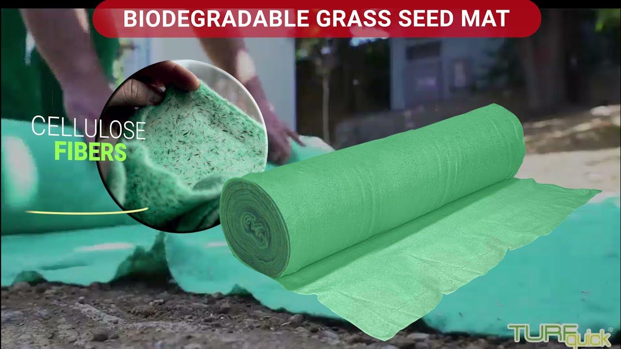 Grass seed mat roll , Patented Revolutionary tecnique for grass and