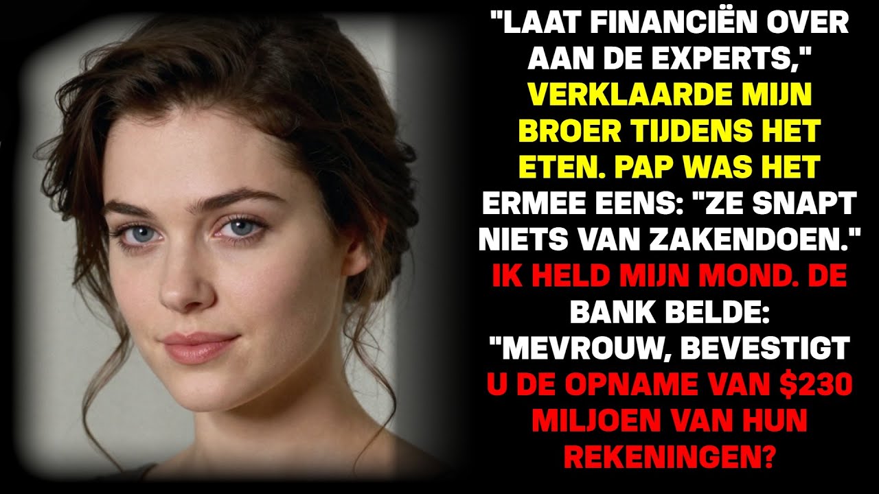 Tijdens het zondagse familiediner vertelde mijn broer David trots dat hij zijn bedrijf voor 580 miljoen had verkocht. Iedereen juichte, klapte, en noemde hem een genie. Niemand keek naar mij. Maar...