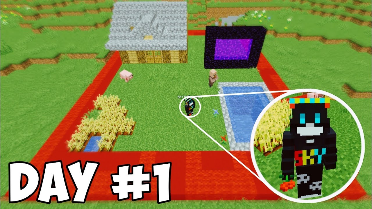 Minecraft, but i cant leave this chunk #1 - YouTube