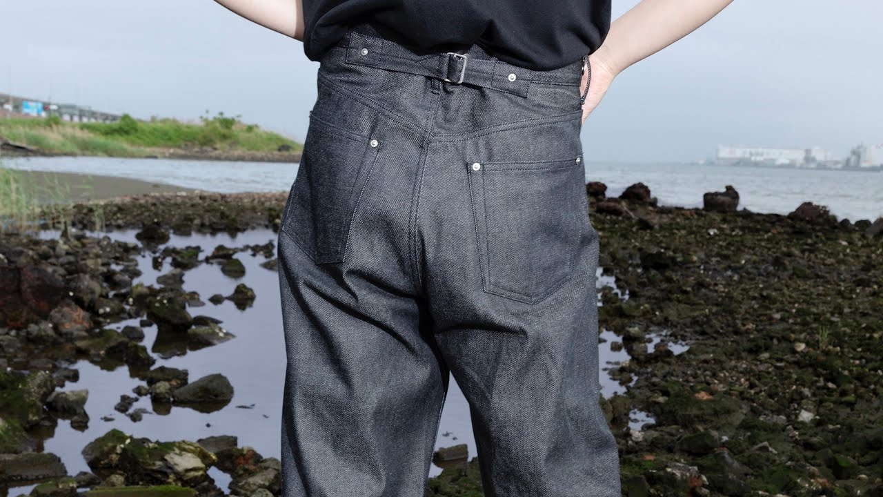 1922 Model Black Denim Pants - YouTube