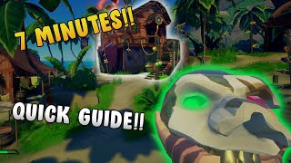 Complete The CURSED ROGUE in 7 MINUTES!! | Sea of Thieves Tall Tale Guide
