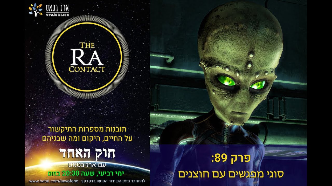 חוק האחד (רָא) עם ארז בטאט, פרק 89: איך אנחנו יודעים אם יישות שפגשנו היא שלילית או חיובית? איזה סוגי מפגש יש?