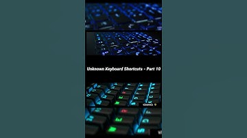 UNKNOWN KEYBOARD SHORTCUTS YOU NEED! - Part 10 - WINDOWS