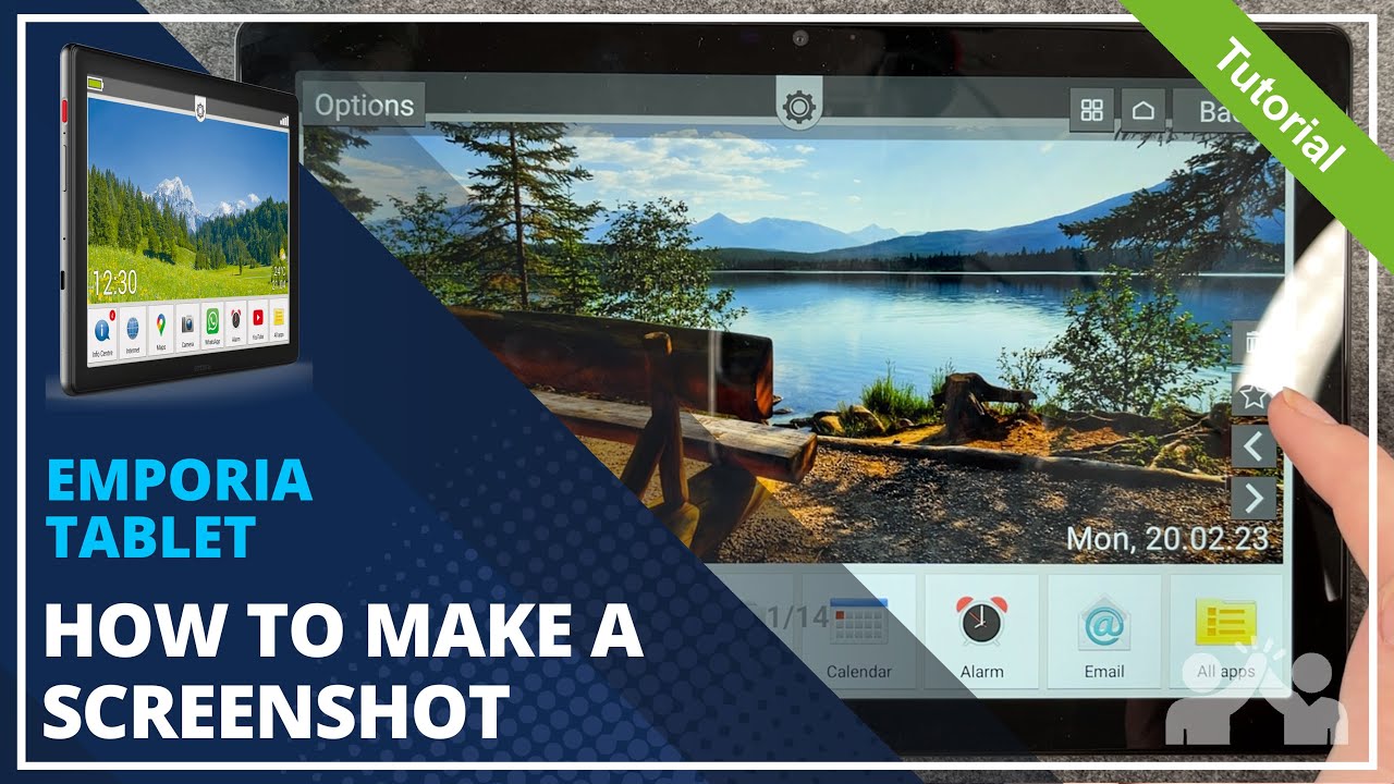 Emporia Tablet How to take a Screenshot • 📱 • 📸 • 🖼 • Tutorial YouTube