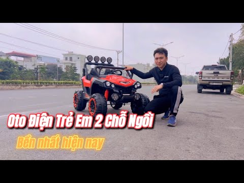 Video Xe Ô Tô Điện Trẻ Em 2 Chỗ Ngồi Giá Rẻ Trọng Tải 100kg - youtube