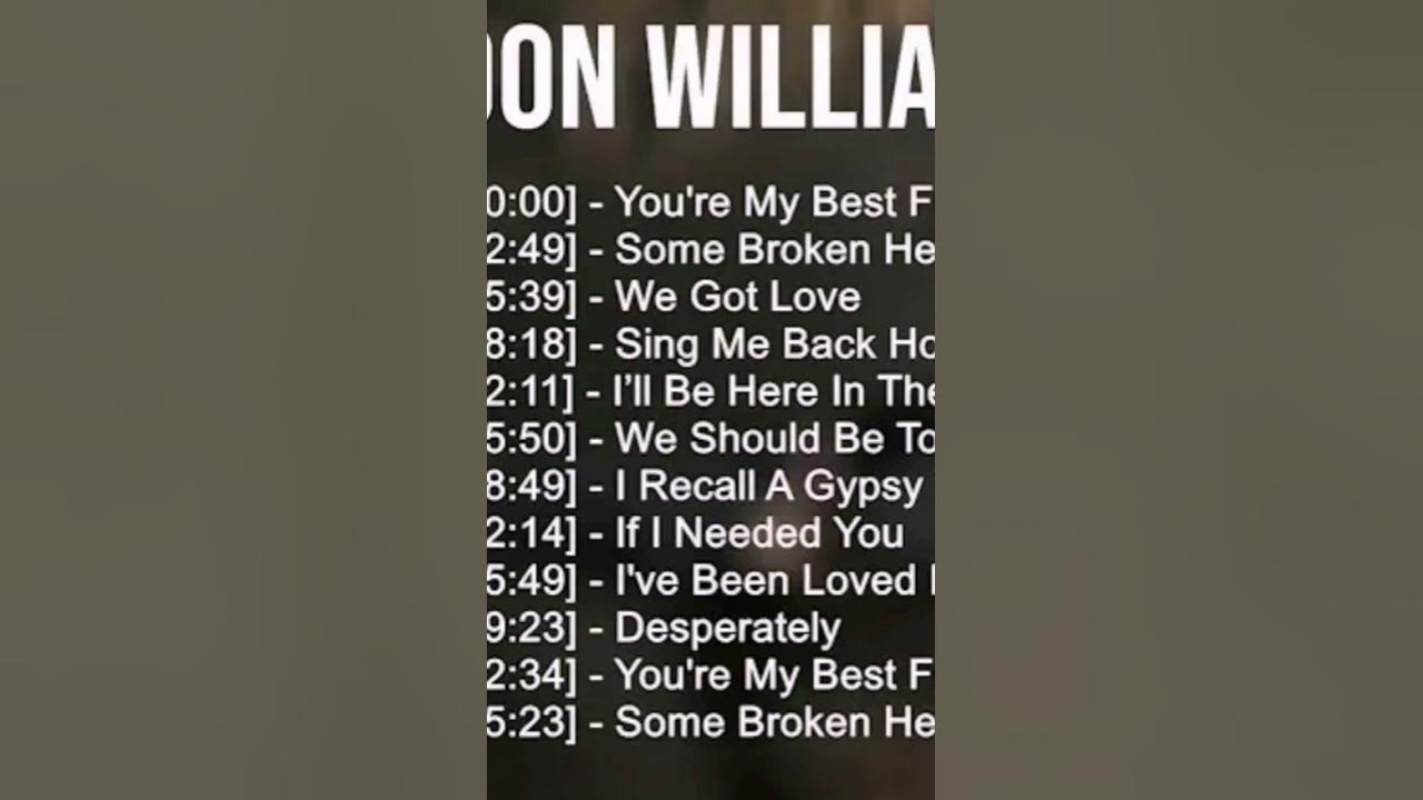 Best Classic Country Songs Of All Time || Don Williams, #classiccountry #shorts