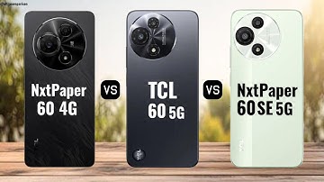 TCL 60 NxtPaper 4g vs TCL 60 5g vs TCL 60 SE NxtPaper 5g || Volledige vergelijking