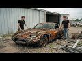 Abandoned Toyota 2000GT 1967 Restoration ASMR | From Rust to Red Perfection