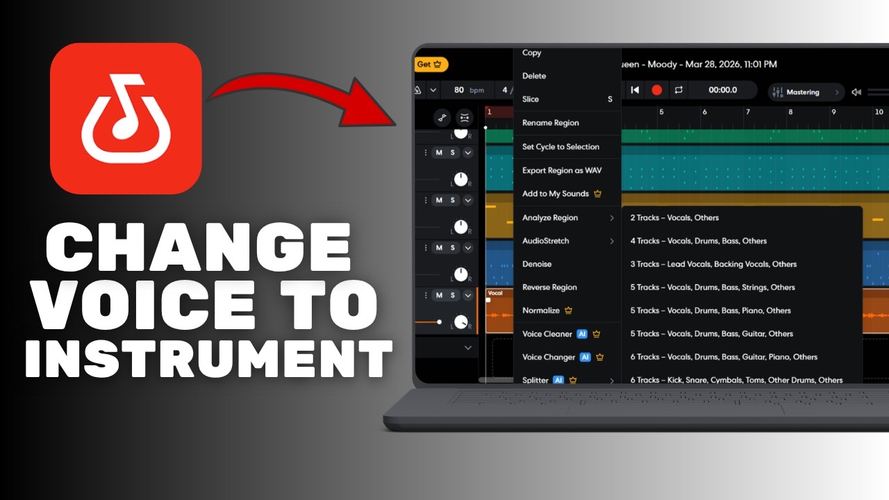 How To TURN Your Voice Into An Instrument In BandLab - YouTube