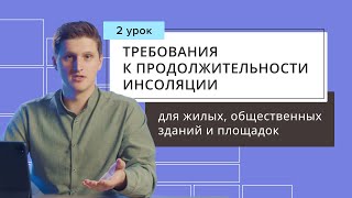 Курс по расчету инсоляции и KEO: требования к продолжительности инсоляции