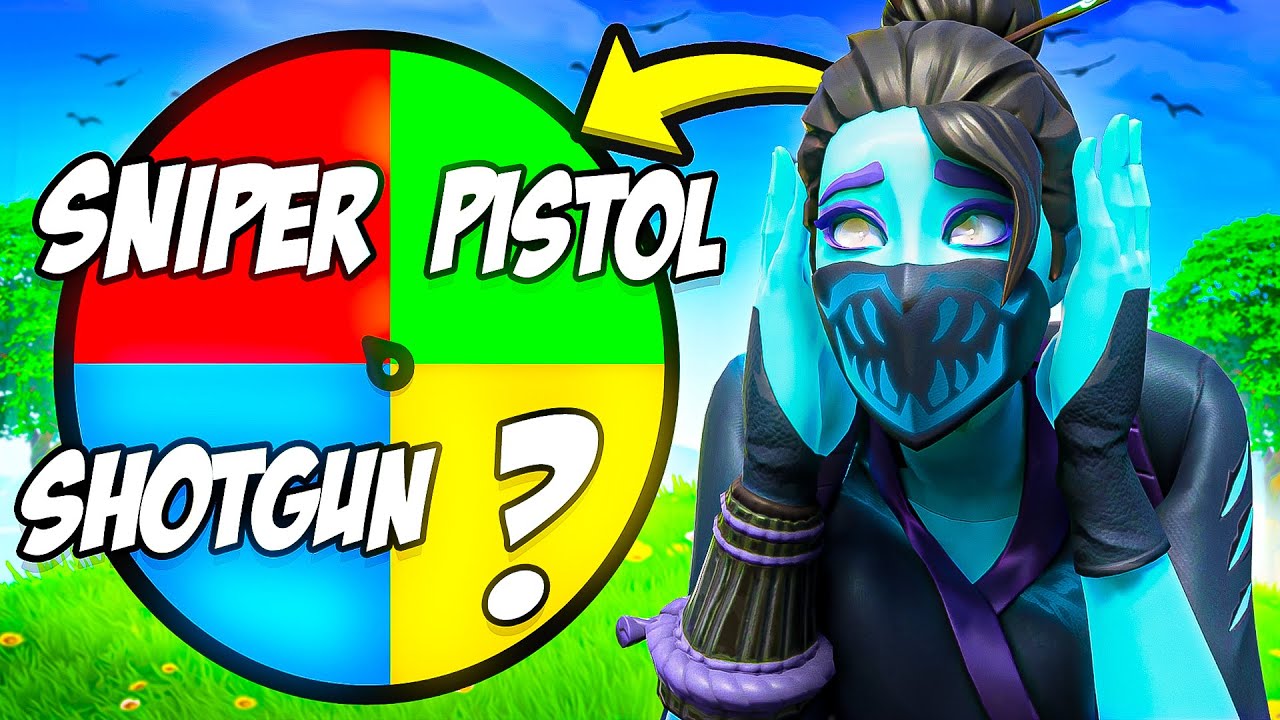 Fortnite But, a Wheel Decides Are Guns Challenge