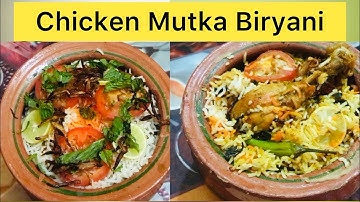 Chicken matka biryani recipe | How to make matka chicken biryani Recipe by Umar Foods