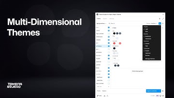 Multi-dimensional Themes in Tokens Studio for Figma