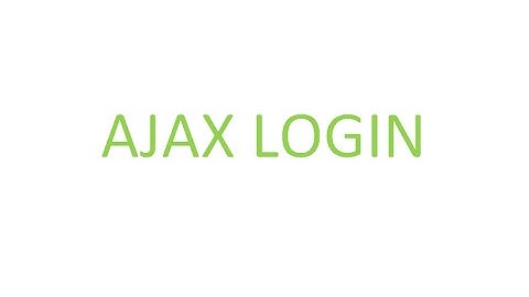 WordPress AJAX login