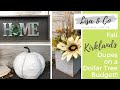 🍁Fall KIRKLANDS Dupes on a DOLLAR TREE Budget!!  ||  Lisa&#39;s of YouTube Fall DIY&#39;s