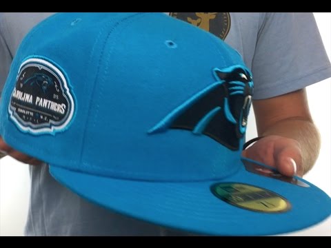 panthers fitted hats