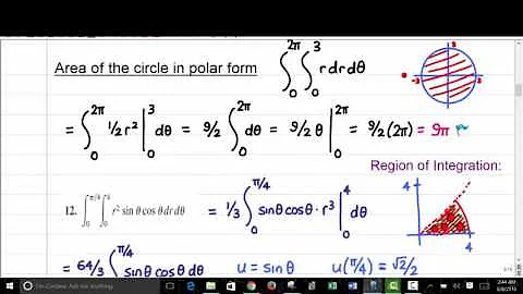 14.3 - Integration in Polar Coordinates