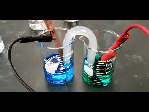 Video: How To Make Up A Galvanic Cell