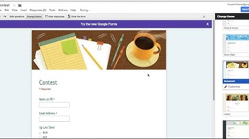 HOW TO:  Make Google Forms and Receive Email Notifications