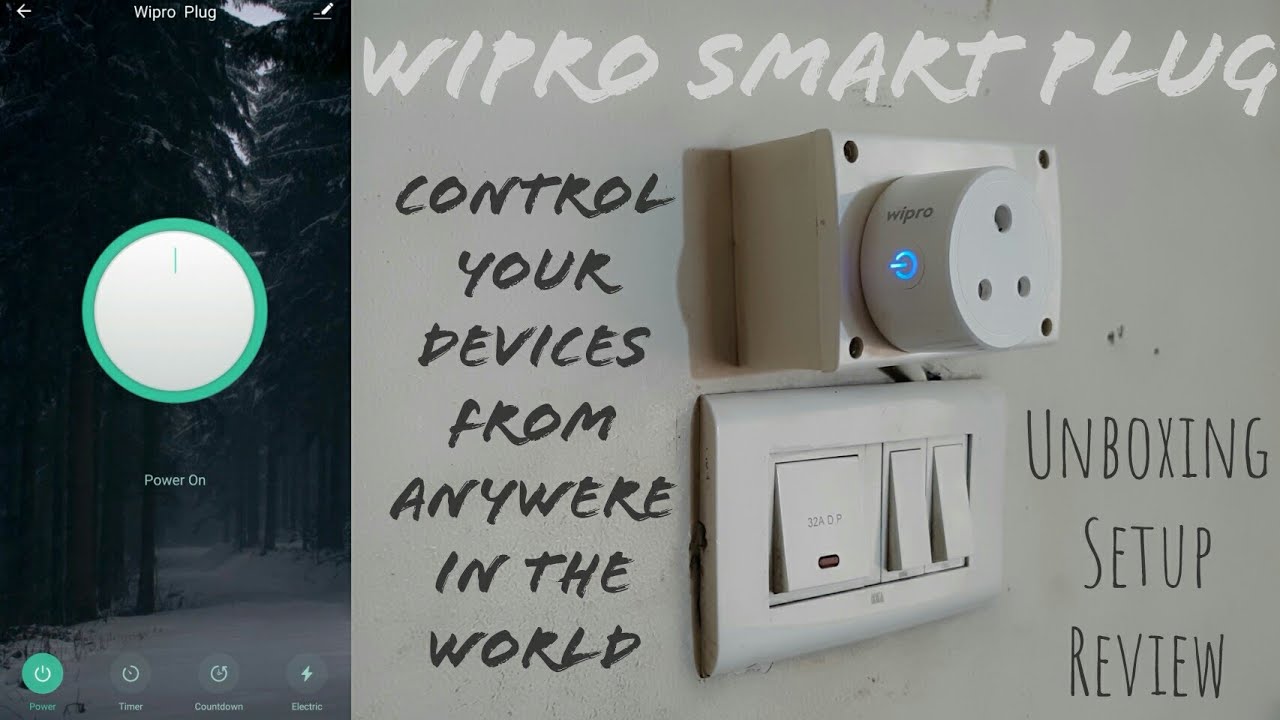 Wipro Smart Plug|Unboxing|Setup|Review - YouTube