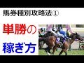 【競馬予想法】馬券上手への新定番！単勝の必勝法と買い方