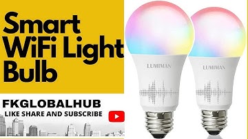 Smart WIFI Light Bulb/LED RGBCW Color Changing/Compatible with Alexa, Google Home Assist/FKGLOBALHUB