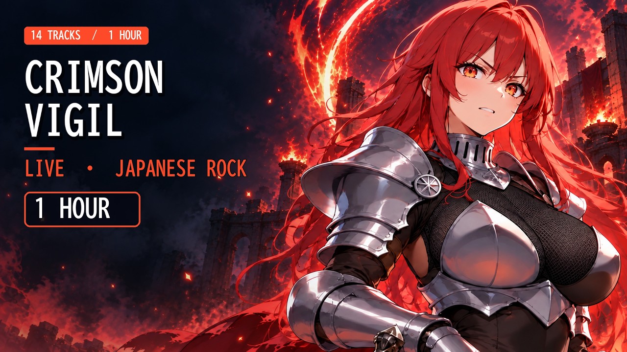Crimson Vigil LIVE — 1 Hour of Japanese Rock Anthems (Full Set