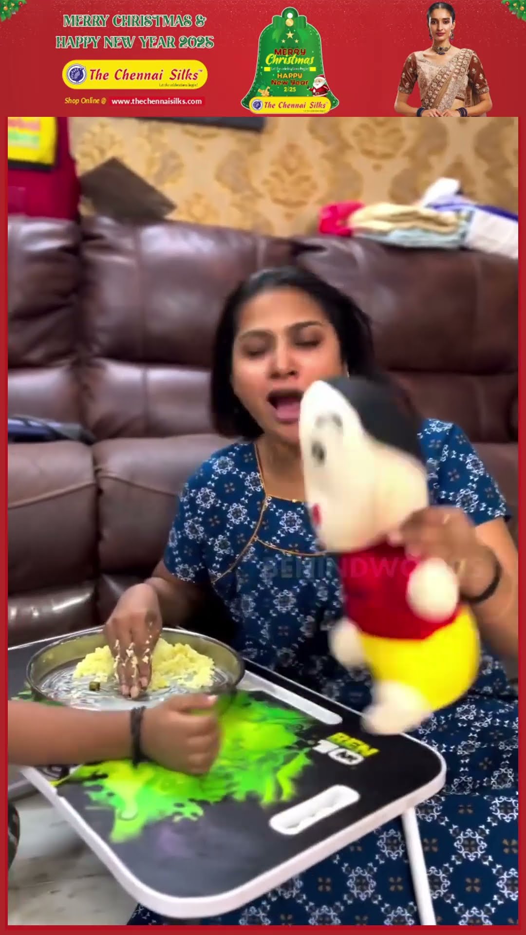 'பையனுக்கு சப்பாடு ஊட்டுறதுக்குள்ள என்னால முடியல சாமி'? myna-வை படாத பாடு படுத்திய மகன்