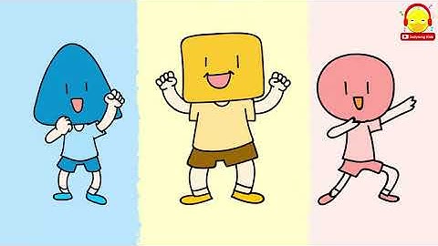 เพลงสามเหลี่ยม สี่เหลี่ยม วงกลม รูปทรงที่ทุกคนรู้จัก | เพลงเด็ก indysong kids