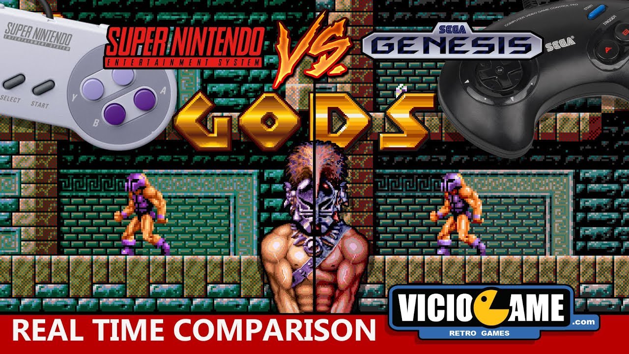 Gods (SNES Vs Mega Real Time - YouTube