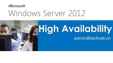 Windows Server 2012 R2 High Availability Lesson1: Topic Overview