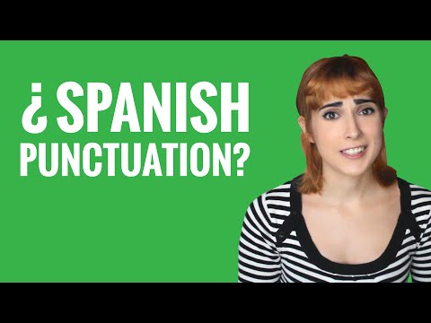 Spanish Ask a Teacher with Rosa - Spanish Punctuation?