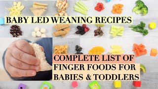 HOW TO CUT FOOD FOR BABY LED WEANING | FINGER FOOD RECIPES FOR BABY\/TODDLER | FINGER FOOD IDEAS BLW