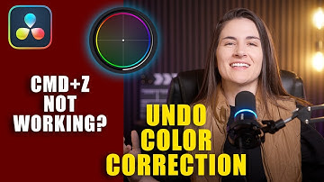 How to Undo Color Correction in DaVinci Resolve (FIX) | Command Z Not Working 2024 #davinciresolve