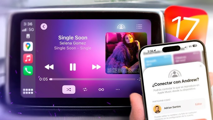 Adaptador inalámbrico CarPlay para iPhone, Apple Car Play actualizado 2023  inalámbrico a Dongle con cable AI Magic Box, añade Apple CarPlay a