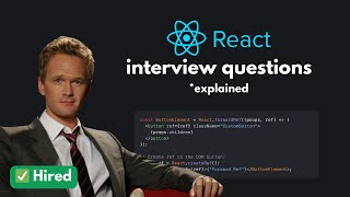 React JS Interview questions and answers | get hired