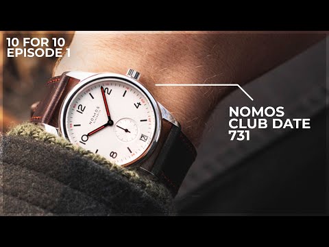 Is This The Best Everyday Watch? - The Nomos Club Date 731 Review: 10 for 10 by WatchGecko