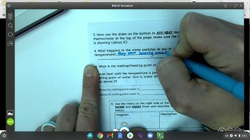 Phet Sim: States of Matter Intro